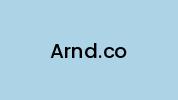 Arnd.co Coupon Codes