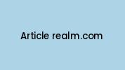 Article-realm.com Coupon Codes