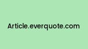 Article.everquote.com Coupon Codes