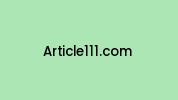 Article111.com Coupon Codes
