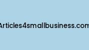 Articles4smallbusiness.com Coupon Codes
