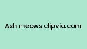 Ash-meows.clipvia.com Coupon Codes