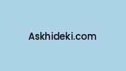 Askhideki.com Coupon Codes