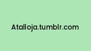Atalloja.tumblr.com Coupon Codes