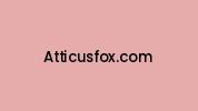 Atticusfox.com Coupon Codes