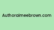 Authoraimeebrown.com Coupon Codes