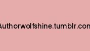 Authorwolfshine.tumblr.com Coupon Codes
