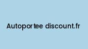 Autoportee-discount.fr Coupon Codes