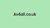 Av4all.co.uk Coupon Codes