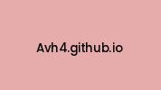 Avh4.github.io Coupon Codes