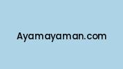 Ayamayaman.com Coupon Codes