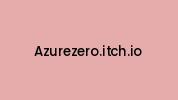 Azurezero.itch.io Coupon Codes