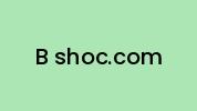 B-shoc.com Coupon Codes