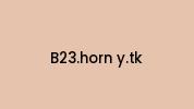 B23.horn-y.tk Coupon Codes
