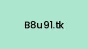 B8u91.tk Coupon Codes