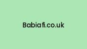Babiafi.co.uk Coupon Codes