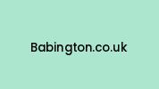 Babington.co.uk Coupon Codes