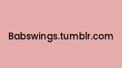 Babswings.tumblr.com Coupon Codes
