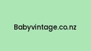 Babyvintage.co.nz Coupon Codes