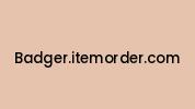 Badger.itemorder.com Coupon Codes