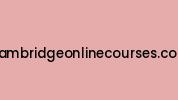 Bambridgeonlinecourses.com Coupon Codes