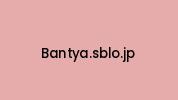 Bantya.sblo.jp Coupon Codes