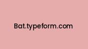 Bat.typeform.com Coupon Codes