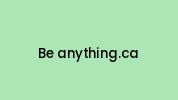 Be-anything.ca Coupon Codes