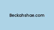 Beckahshae.com Coupon Codes