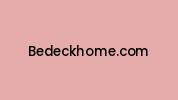 Bedeckhome.com Coupon Codes
