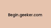 Begin.geeker.com Coupon Codes