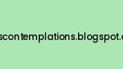 Bekscontemplations.blogspot.com Coupon Codes