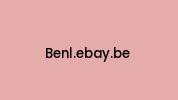 Benl.ebay.be Coupon Codes