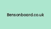 Bensonboard.co.uk Coupon Codes