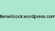 Benwilcock.wordpress.com Coupon Codes