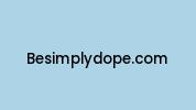 Besimplydope.com Coupon Codes