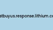 Bestbuyus.response.lithium.com Coupon Codes