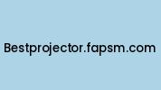 Bestprojector.fapsm.com Coupon Codes
