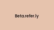 Beta.refer.ly Coupon Codes