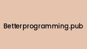 Betterprogramming.pub Coupon Codes