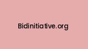Bidinitiative.org Coupon Codes