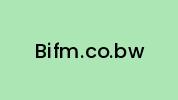 Bifm.co.bw Coupon Codes