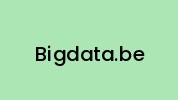 Bigdata.be Coupon Codes