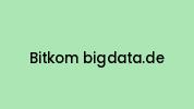Bitkom-bigdata.de Coupon Codes