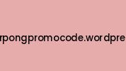 Bjsbeerpongpromocode.wordpress.com Coupon Codes