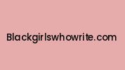 Blackgirlswhowrite.com Coupon Codes