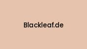 Blackleaf.de Coupon Codes