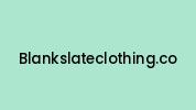 Blankslateclothing.co Coupon Codes
