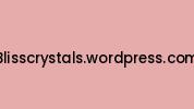 Blisscrystals.wordpress.com Coupon Codes