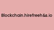 Blockchain.hirefreehands.io Coupon Codes